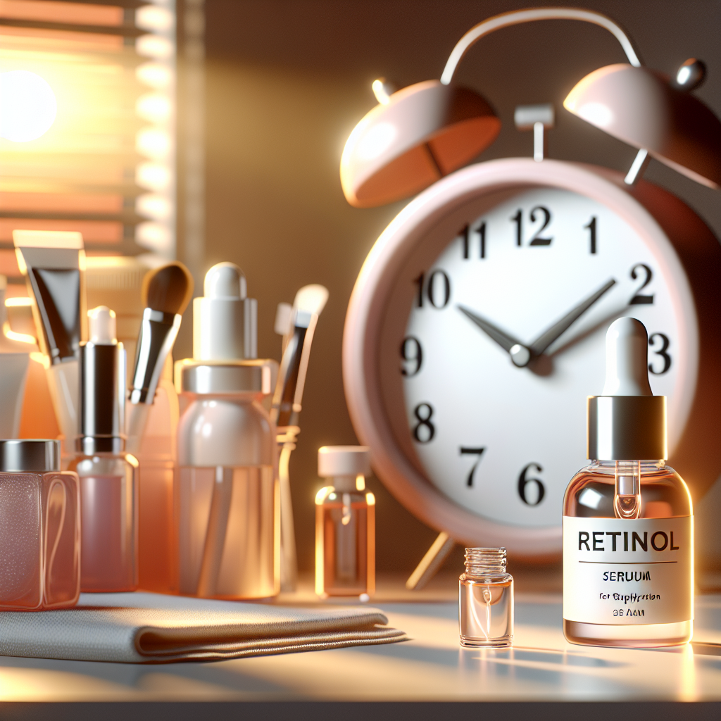 Het beste tijdstip om retinol serum aan te brengen voor optimaal resultaat