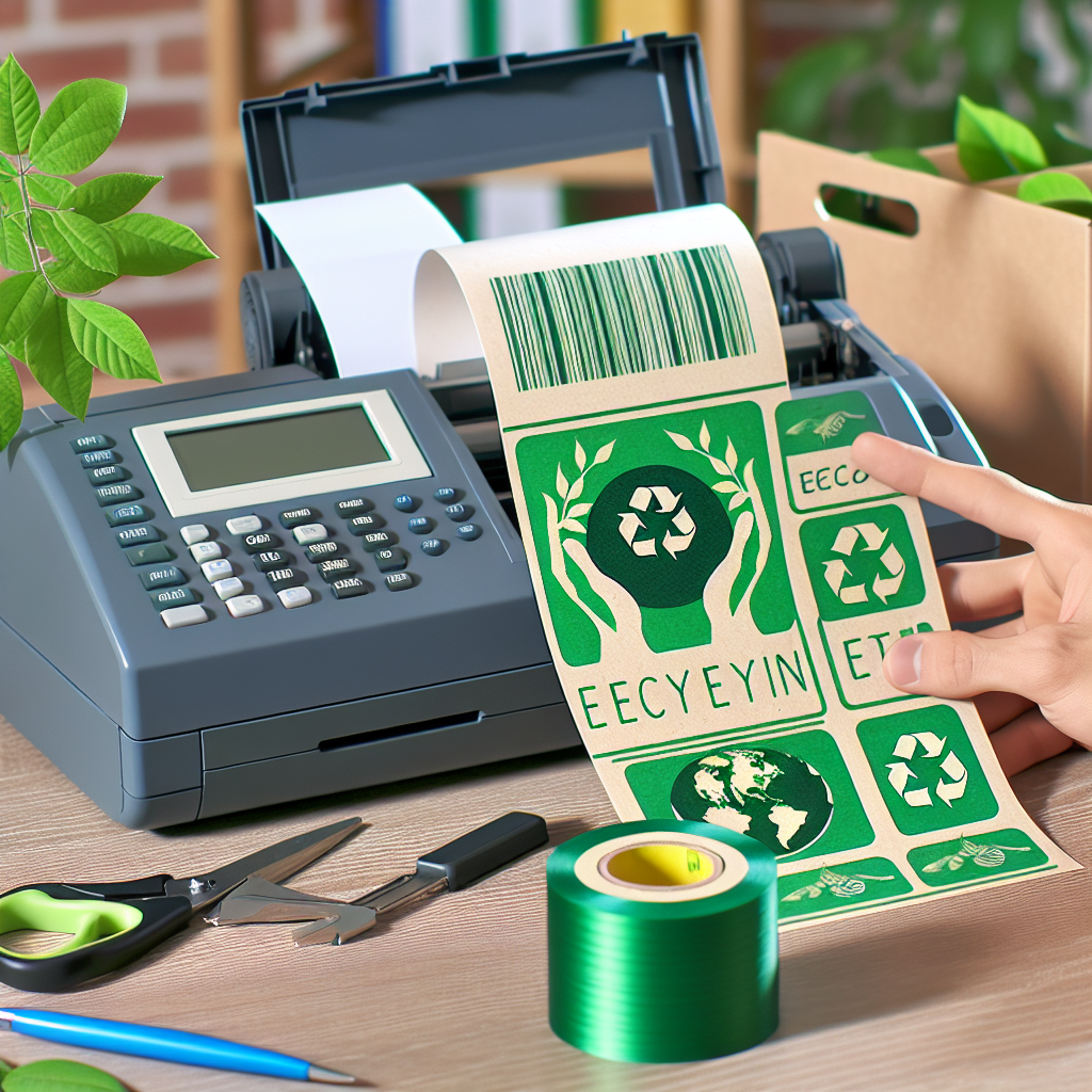 Duurzame Etikettenprinters Voor Milieuverantwoord Afdrukken
